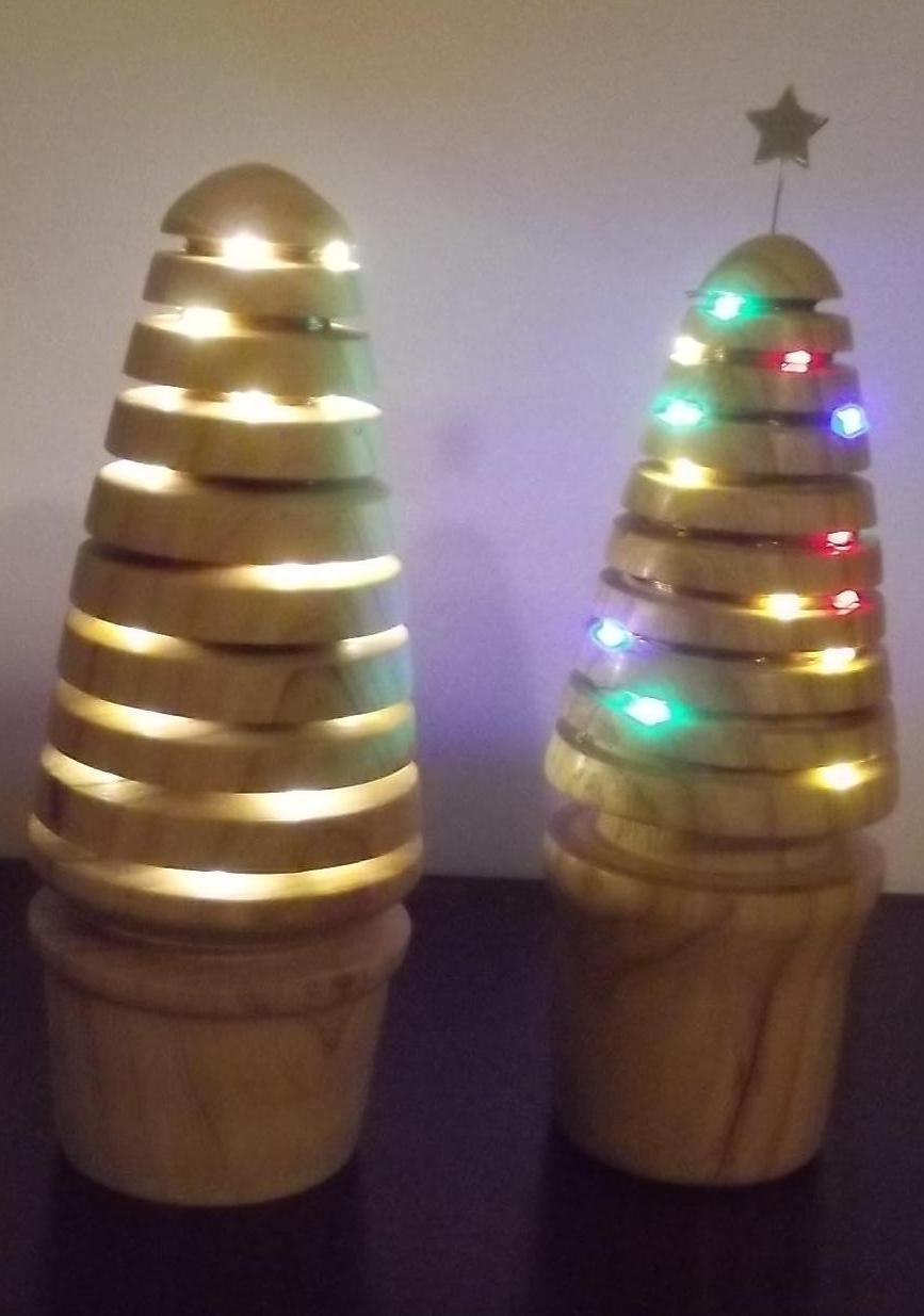 Pair of Christmas trees